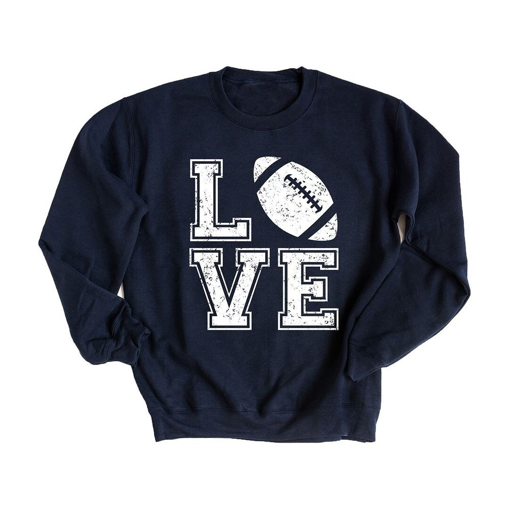 Love Football Graphic Sweatshirt