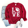 Love Football Graphic Sweatshirt