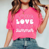 Love Summer Stacked Garment Dyed Tee