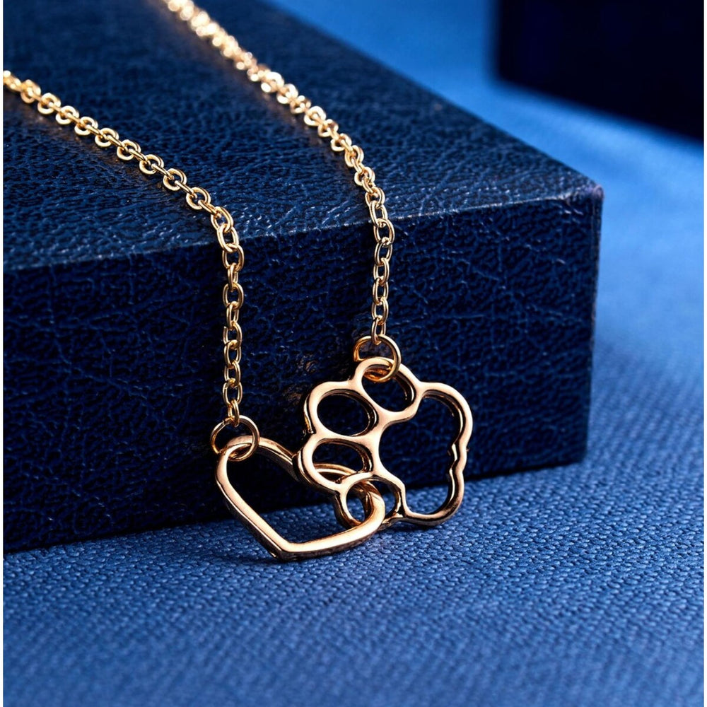 Love Your Pet Pendant Necklace - White