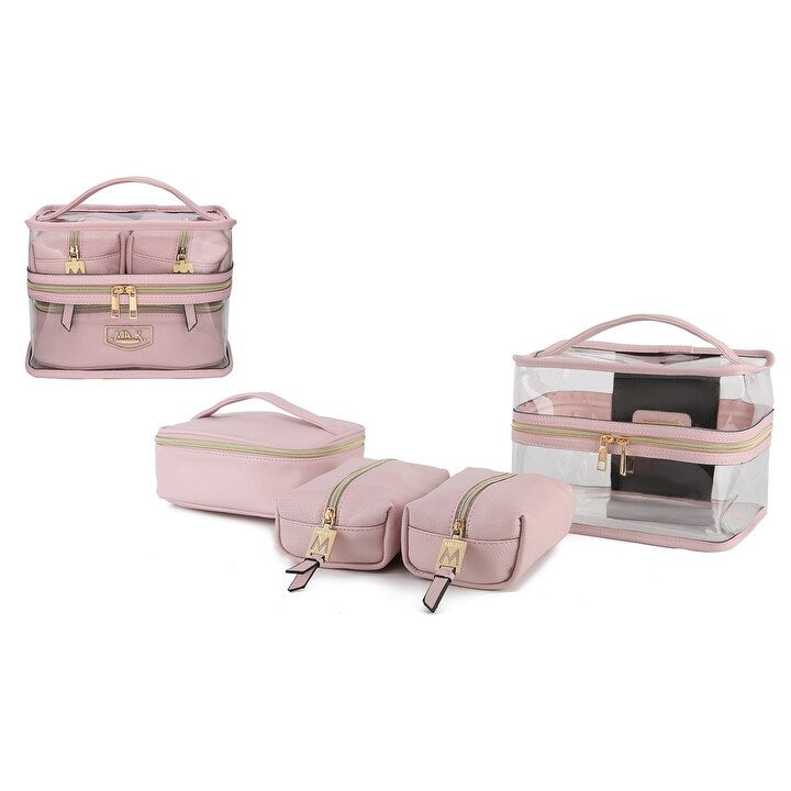 MKF Collection 4 Pieces Cosmetic Case.