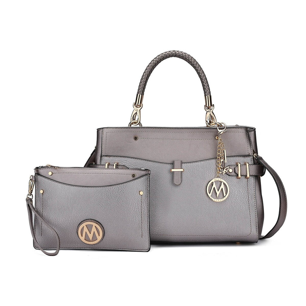 MKF Collection Addison Satchel & Wristlet by Mia k.