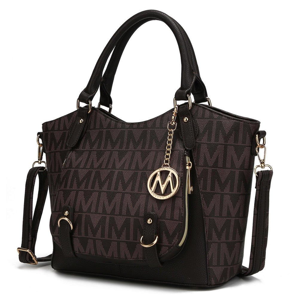 MKF Collection Fula Signature Satchel Bag by Mia K.