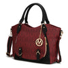 MKF Collection Fula Signature Satchel Bag by Mia K.