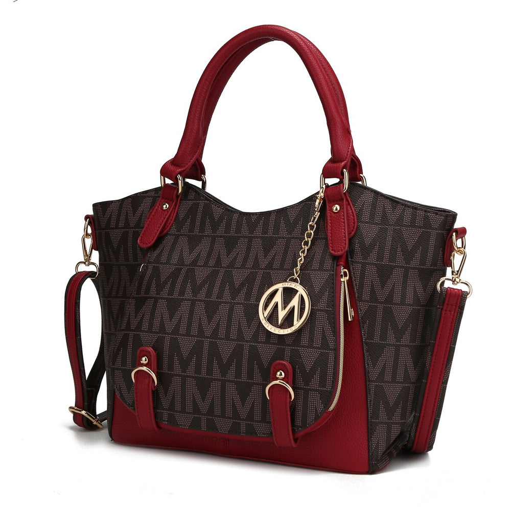 MKF Collection Fula Signature Satchel Bag by Mia K.