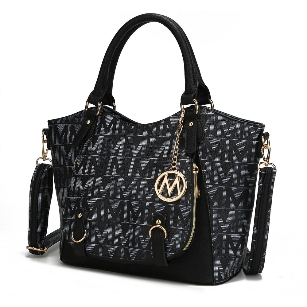 MKF Collection Fula Signature Satchel Bag by Mia K.