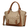 MKF Collection Fula Signature Satchel Bag by Mia K.