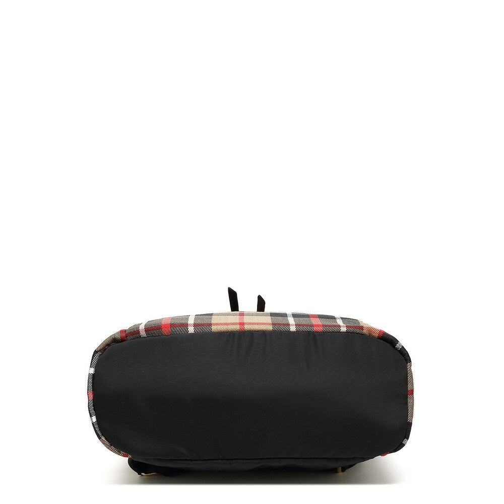 MKF Collection Nishi Plaid-Backpack by Mia K.