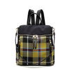 MKF Collection Nishi Plaid-Backpack by Mia K.