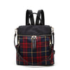 MKF Collection Nishi Plaid-Backpack by Mia K.