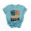 Madness Begin Basketball Short Sleeve Crewnneck Tee