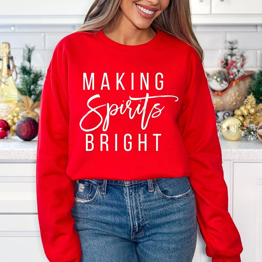 Making Spirits Bright Graphic Sweatshirt