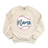 Mama Baseball Graphic Sweatshirt