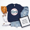 Mama Baseball Short Sleeve Crewnneck Tee