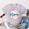 Mama Baseball Short Sleeve Crewnneck Tee