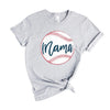 Mama Baseball Short Sleeve Crewnneck Tee