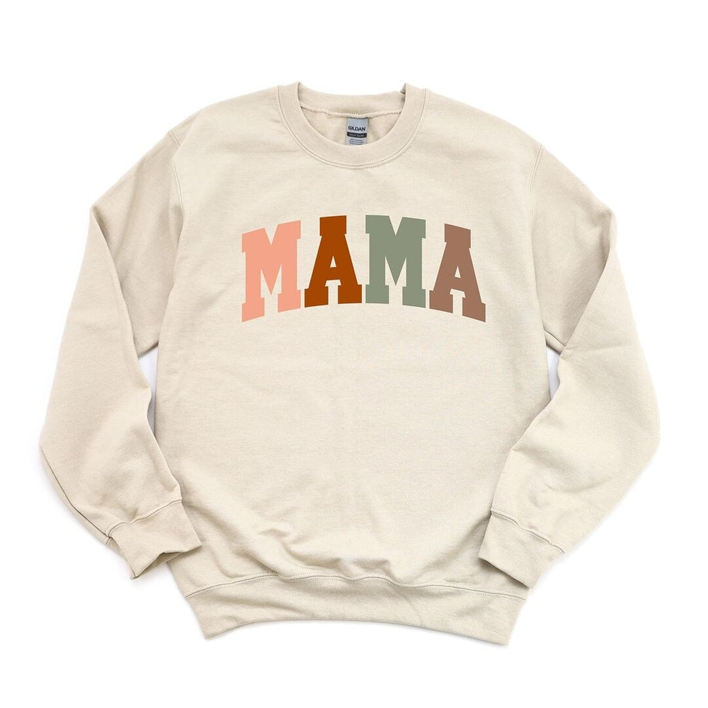 Mama Block Colorful Graphic Sweatshirt