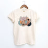 Mama Colorful Flower Bouquet Garment Dyed Tee