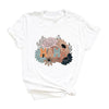 Mama Colorful Flower Bouquet Short Sleeve Crewnneck Tee