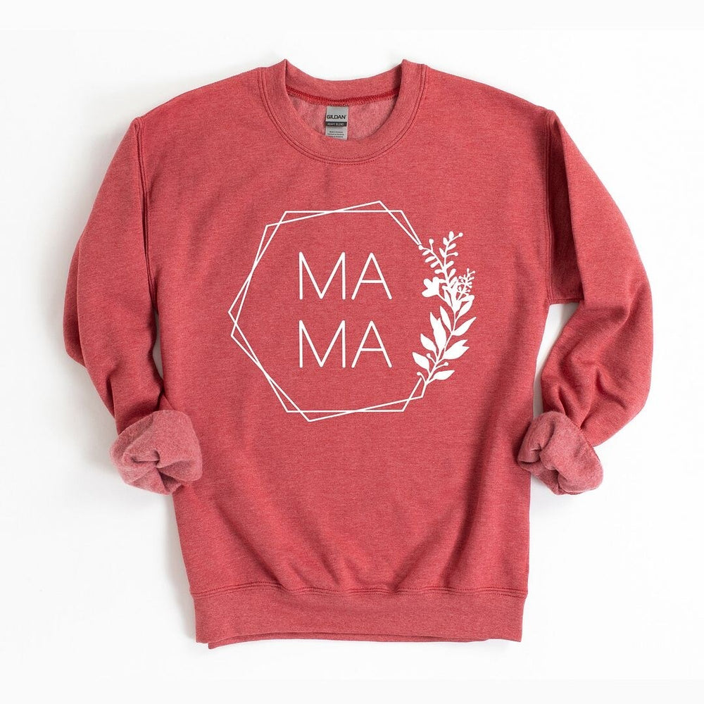 Mama Floral Hexagon Graphic Sweatshirt