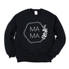 Mama Floral Hexagon Graphic Sweatshirt