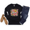 Mama Flower Collage Long Sleeve Tee