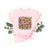 Mama Flower Collage Short Sleeve Crewnneck Tee