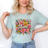 Mama Flower Collage Short Sleeve Crewnneck Tee