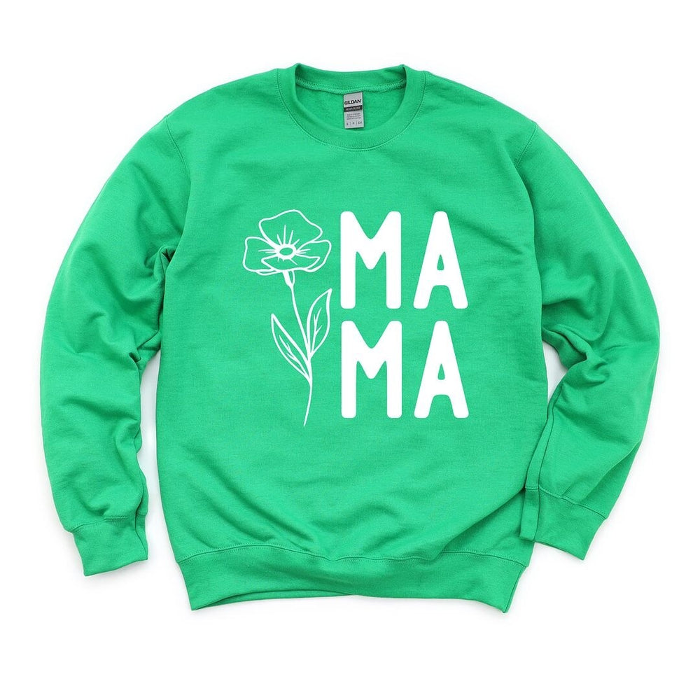 Mama Flower Graphic Sweatshirt