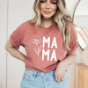 Mama Flower Short Sleeve Crewnneck Tee