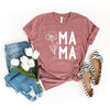 Mama Flower Short Sleeve Crewnneck Tee