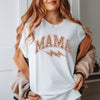 Mama Leopard Lightning Bolt Short Sleeve Crewnneck Tee