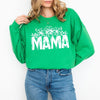 Mama Topped with Flowers Graphic Sweatshirt