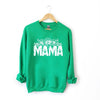 Mama Topped with Flowers Graphic Sweatshirt