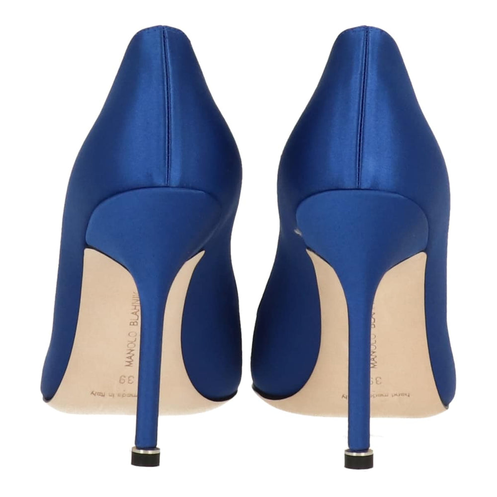 Manolo Blahnik Womens Blue Pump