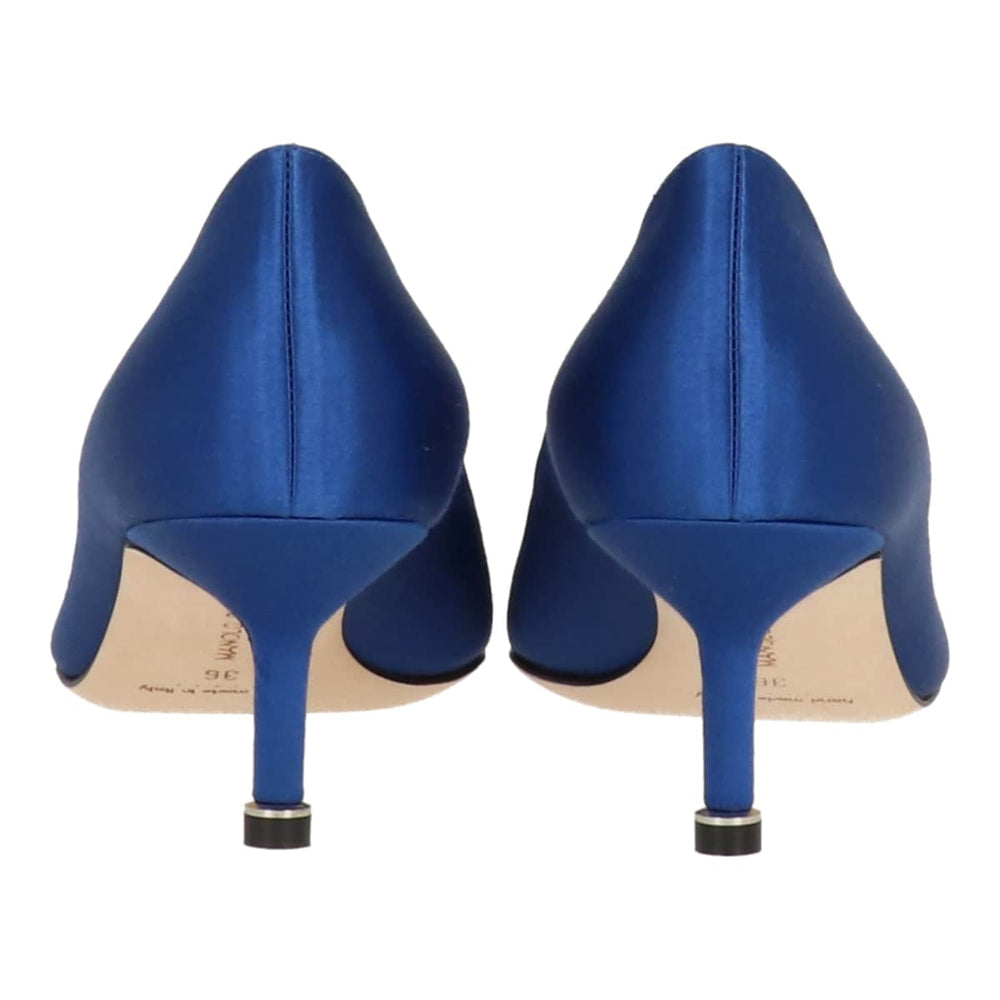 Manolo Blahnik Womens Blue Pump