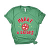 Merry And Bright Disco Ball Short Sleeve Crewnneck Tee