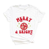 Merry And Bright Disco Ball Short Sleeve Crewnneck Tee