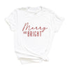 Merry And Bright Short Sleeve Crewnneck Tee