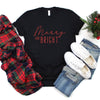 Merry And Bright Short Sleeve Crewnneck Tee