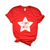 Merry And Bright Star Short Sleeve Crewnneck Tee