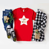 Merry And Bright Star Short Sleeve Crewnneck Tee