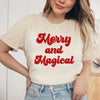 Merry And Magical Short Sleeve Crewnneck Tee