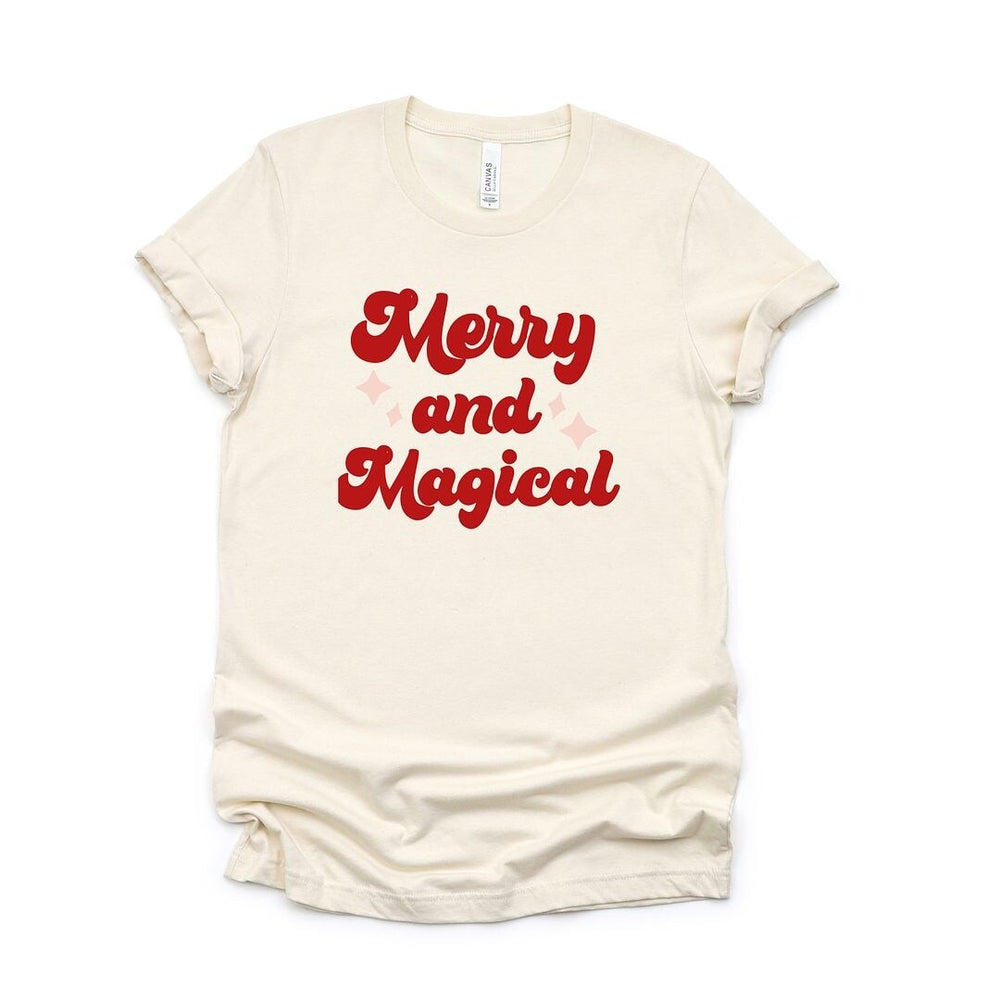 Merry And Magical Short Sleeve Crewnneck Tee