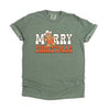 Merry Christmas Gingerbread Garment Dyed Tee