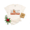 Merry Christmas Gingerbread Garment Dyed Tee