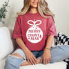 Merry Christmas Ornament Garment Dyed Tee