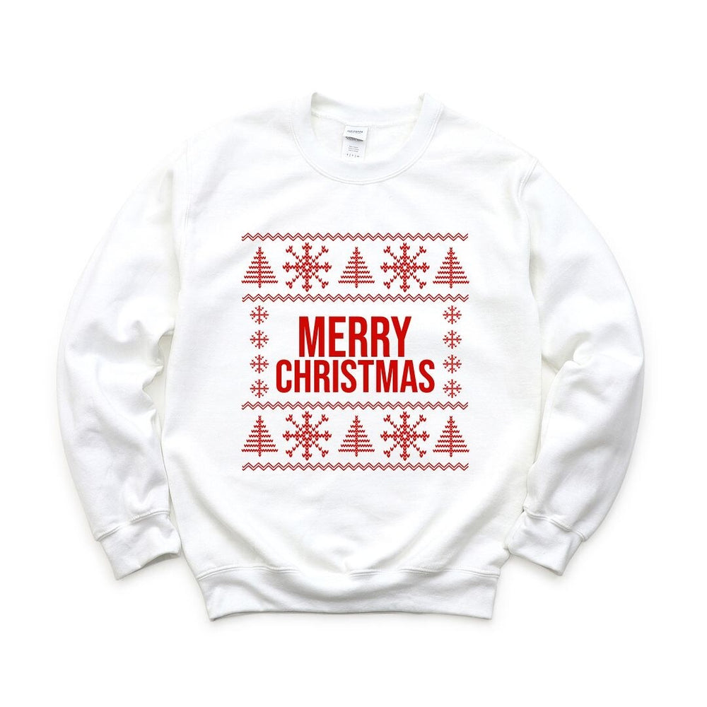 Merry Christmas Sweater Graphic Sweatshirt