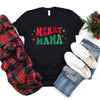 Merry Mama Stars Short Sleeve Crewnneck Tee