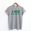 Merry Mama Tree Garment Dyed Tee